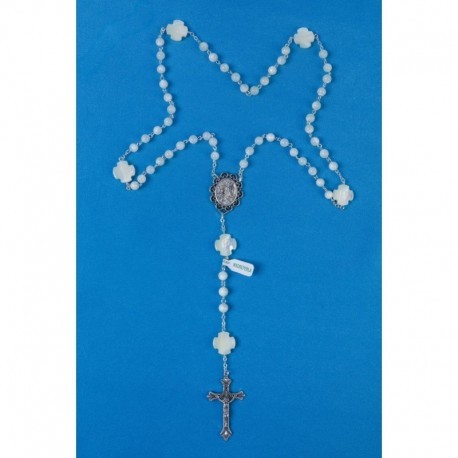 Chapelet Lourdes en nacre