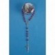 Chapelet bois de rose Lourdes