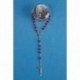 Chapelet bois de rose Lourdes
