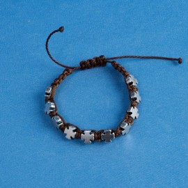 Bracelet croix métal