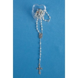 Chapelet Missionaire en bois, avec boîte