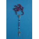 Chapelet rose avec eau de Lourdes