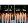 Cierge à la Grotte de Lourdes