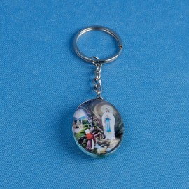 Porte-clés verre Vierge Miraculeuse