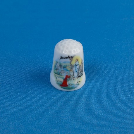 Dé porcelaine Lourdes