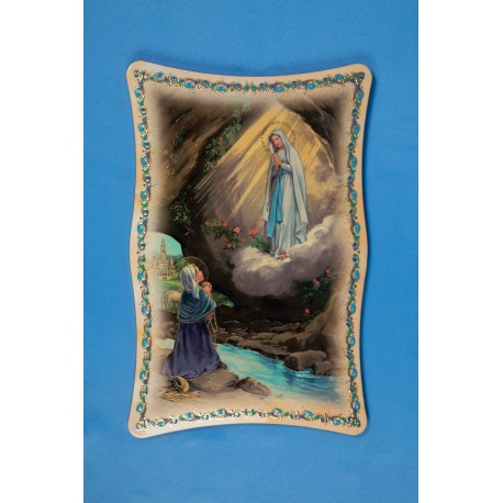 Cadre Apparition Lourdes