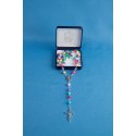Chapelet Lourdes multicouleurs