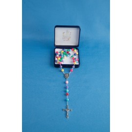 Chapelet Lourdes multicouleurs