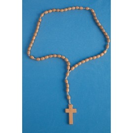 Chapelet bois Lourdes