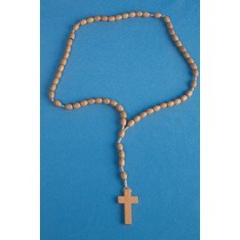 Chapelet bois Lourdes