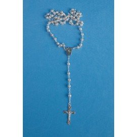 Chapelet métal avec eau de Lourdes