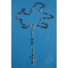 Chapelet de Noël en verre