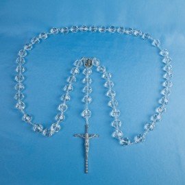 Grand chapelet en verre Lourdes