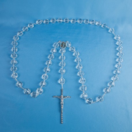 Grand chapelet en verre Lourdes