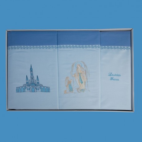 Parure lit adulte Lourdes