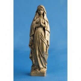 Vierge bronze Notre Dame de Lourdes