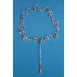 Chapelet métal chemin de croix Lourdes