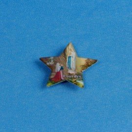 Magnet étoile Lourdes