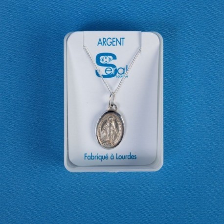 Parure argent Vierge Miraculeuse