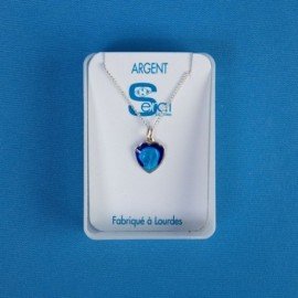 Parure argent Notre Dame de Lourdes