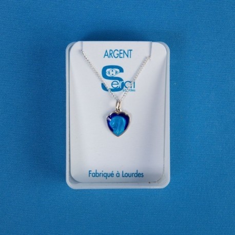 Parure argent Notre Dame de Lourdes