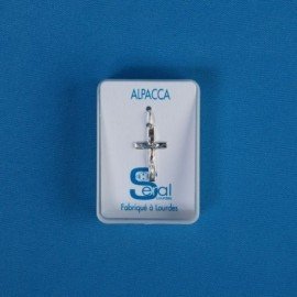 Médaille métal argenté Christ