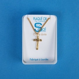 Parure plaqué or Christ
