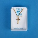Parure plaqué or Christ