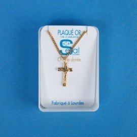 Parure plaqué or Christ