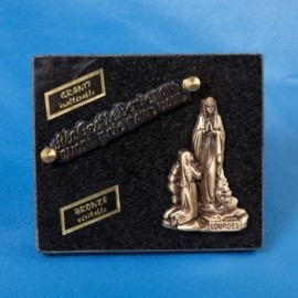 Plaque funéraire Lourdes