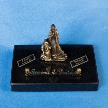 Plaque funéraire Lourdes
