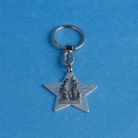 Porte-clés métal Lourdes