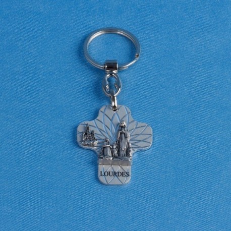 Porte-clés métal Lourdes