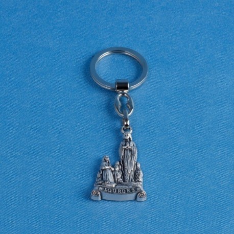 Porte-clés métal Lourdes