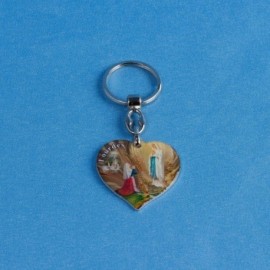 Porte-clés métal Lourdes
