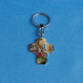 Porte-clés métal Lourdes