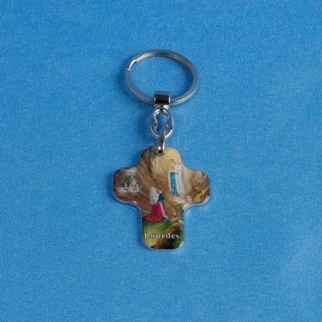 Porte-clés métal Lourdes