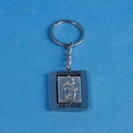 Porte-clés métal Lourdes