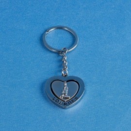 Porte-clés métal Lourdes