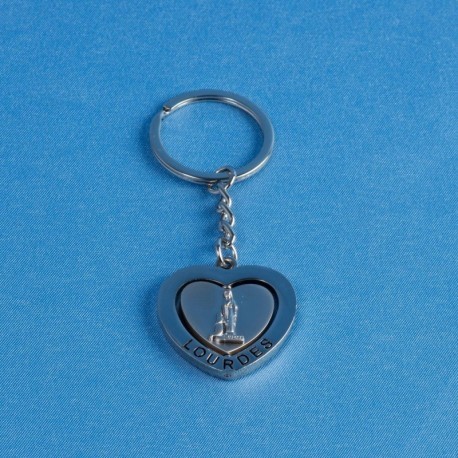 Porte-clés métal Lourdes