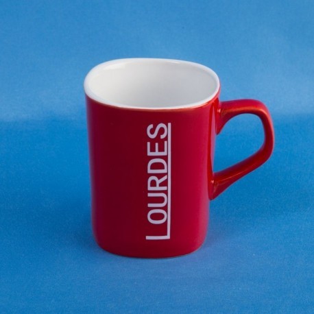 Mug rouge Lourdes