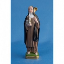 Statue plâtre Sainte Brigitte