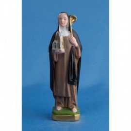 Statue plâtre Sainte Brigitte
