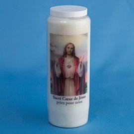Bougie Neuvaine Sacré Cœur de Jésus