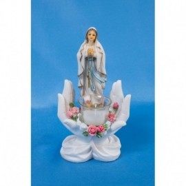 Notre Dame de Lourdes et mains