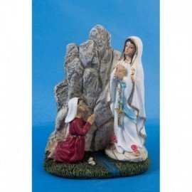 Apparition Lourdes 15cm