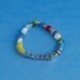 Bracelet perles verre Lourdes