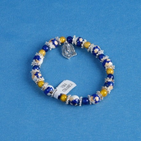 Bracelet perles céramique