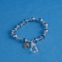 Bracelet perles verre Lourdes